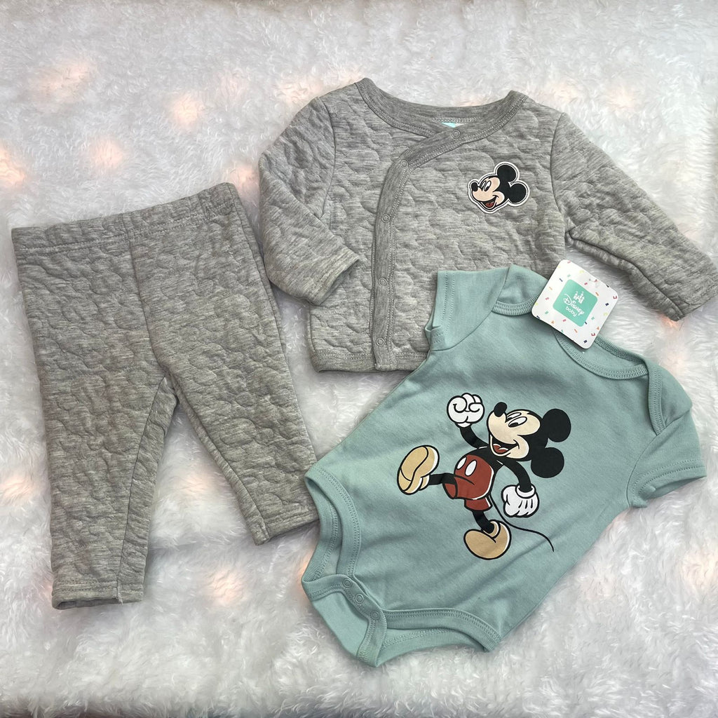 Conjunto 3 Piezas Mickey Mouse