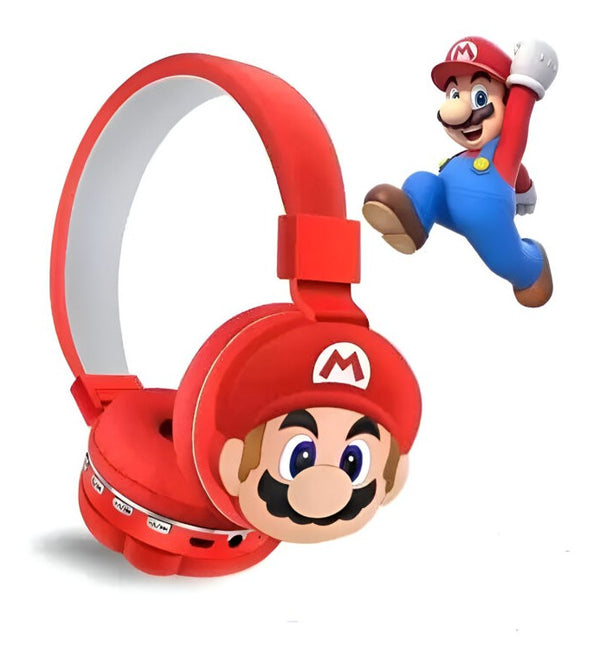 Audífonos Bluetooth Inalámbricos Mario Bros