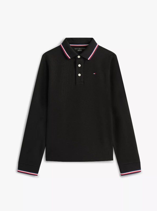 Camisa Manga Larga Negra Tommy Hilfiger
