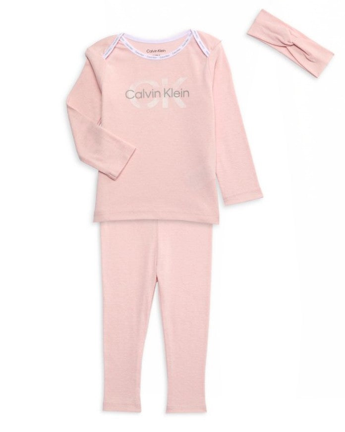 Conjunto 4 piezas Calvin Klein (incluye vincha & medias)
