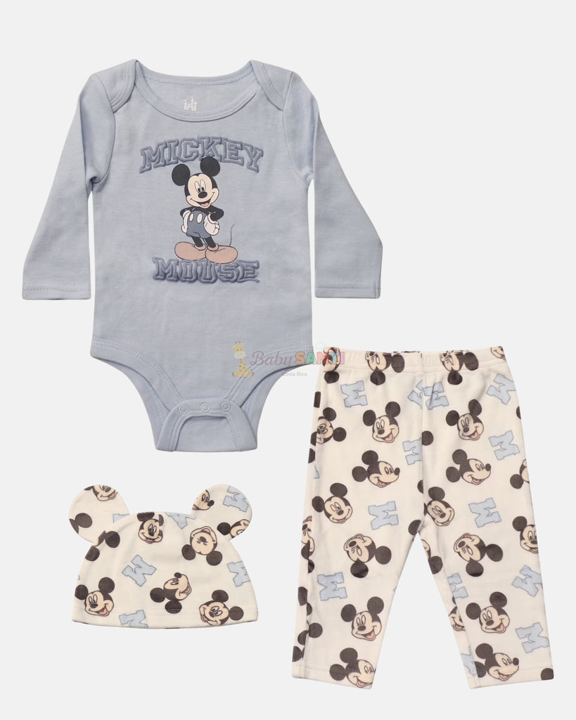 Conjunto 3 Piezas Mickey Mouse