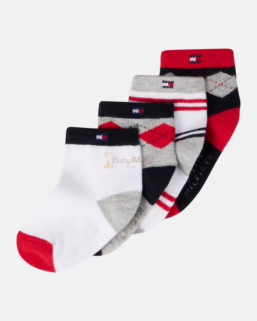Pack 4 Medias Tommy Hilfiger