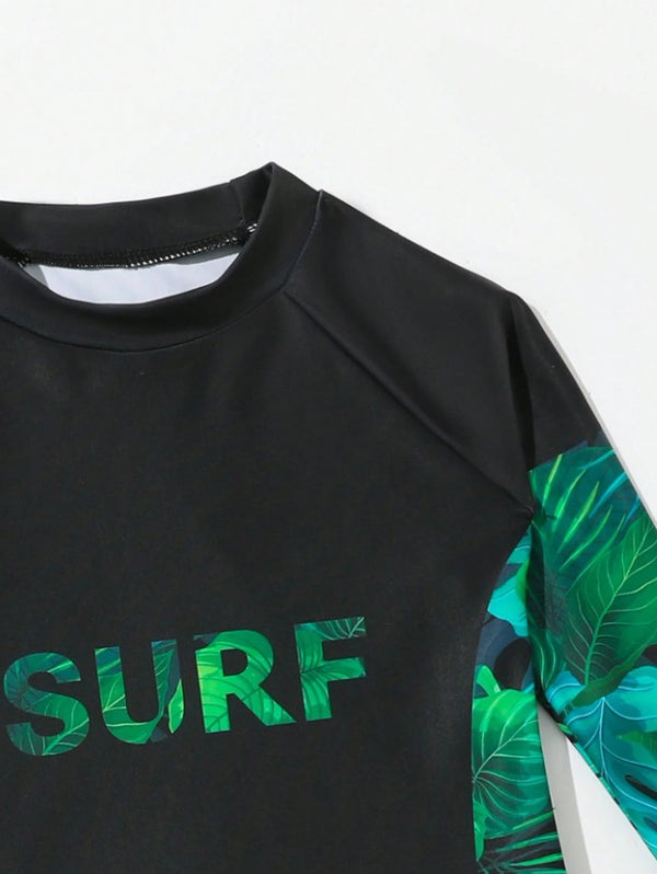 Traje de baño manga larga 2 piezas