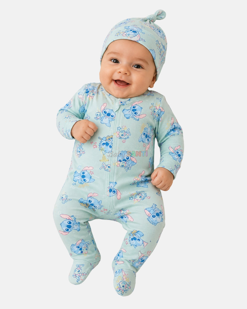 Pijama & Gorrito Stitch