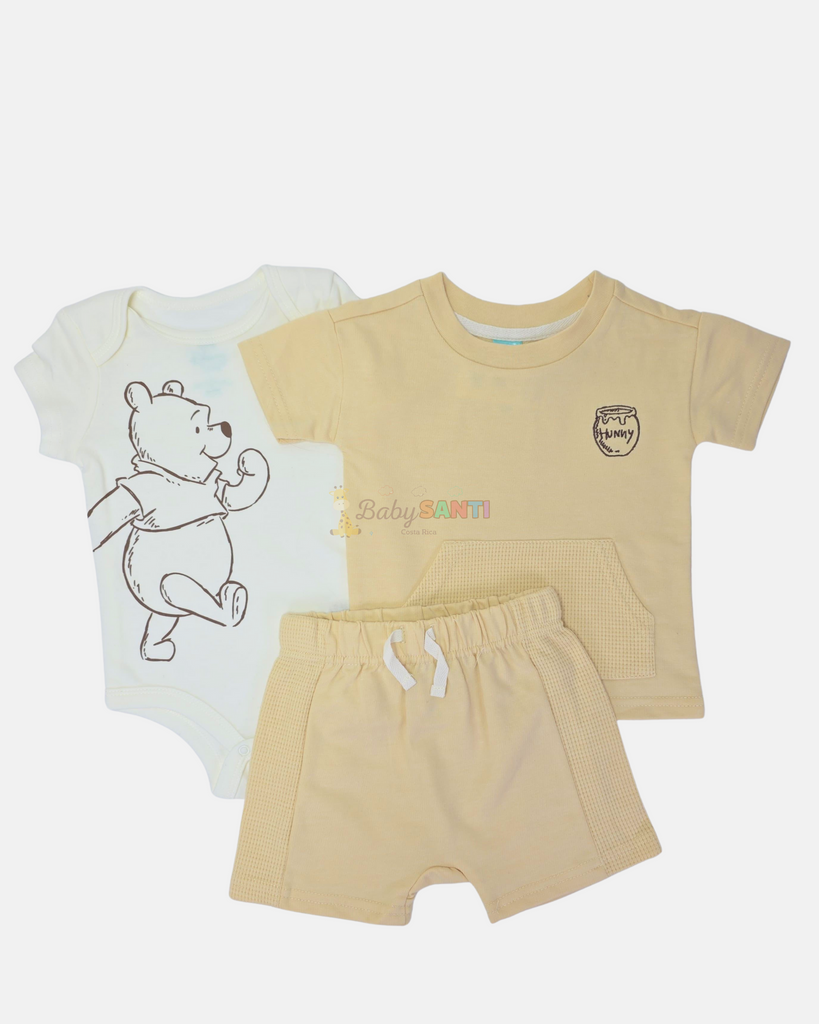 Conjunto 3 Piezas Winnie Pooh