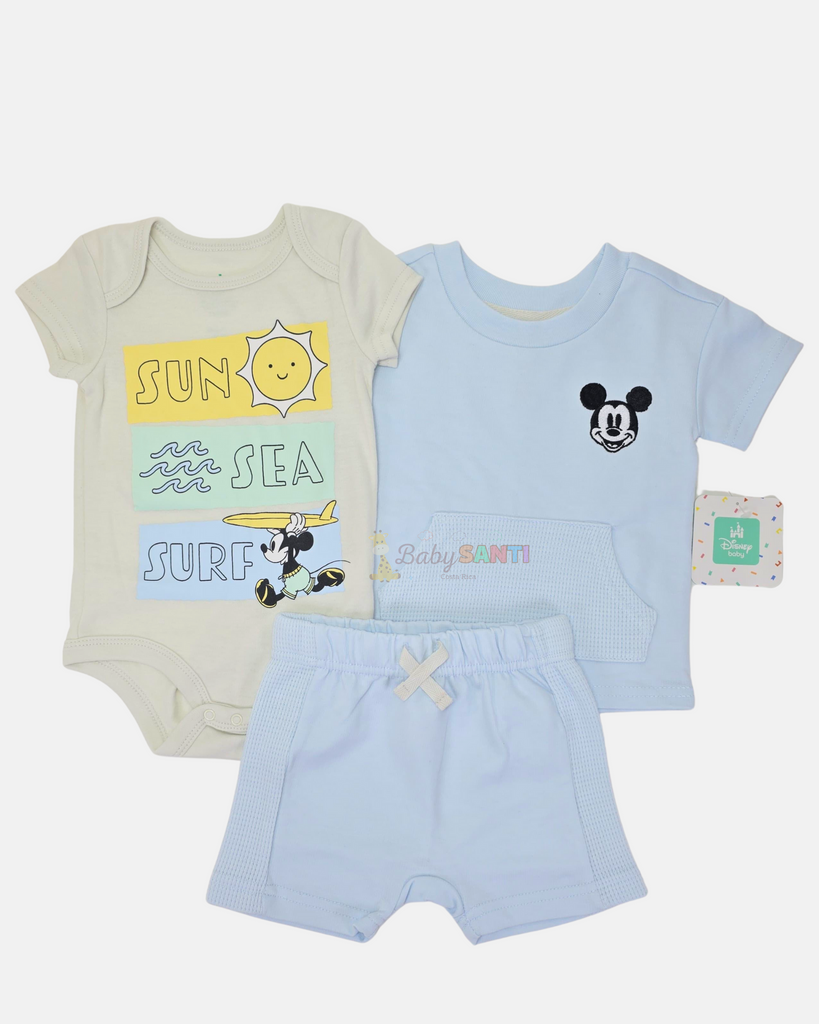 Conjunto 3 Piezas Mickey Mouse