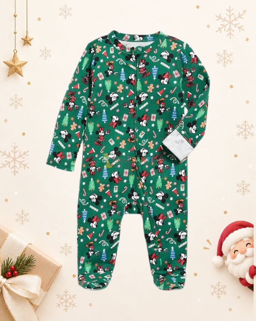 Pijama Navideña Minnie & Mickey Unisex