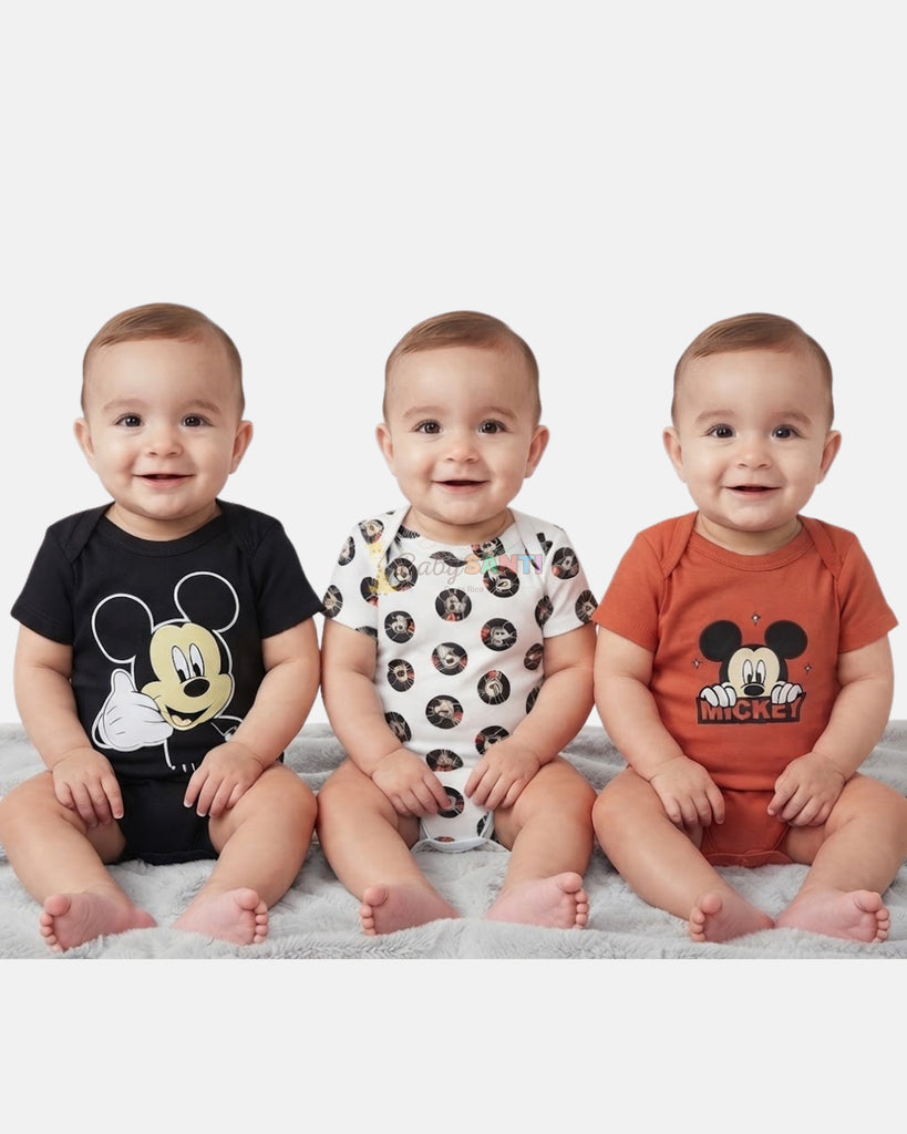 Mamelucos Pack 3 Mickey