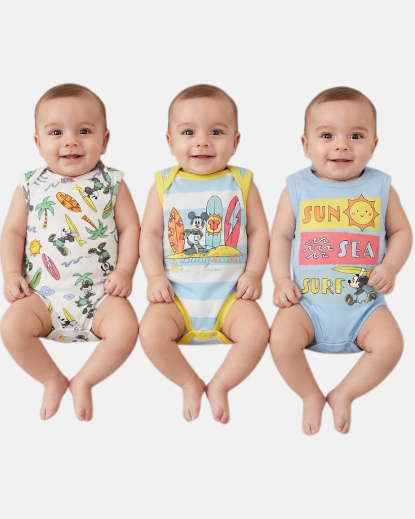 Mamelucos Pack 3 Mickey