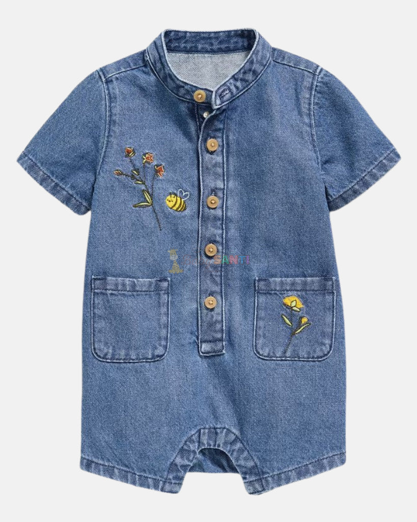 Romper Mezclilla Suave Niña