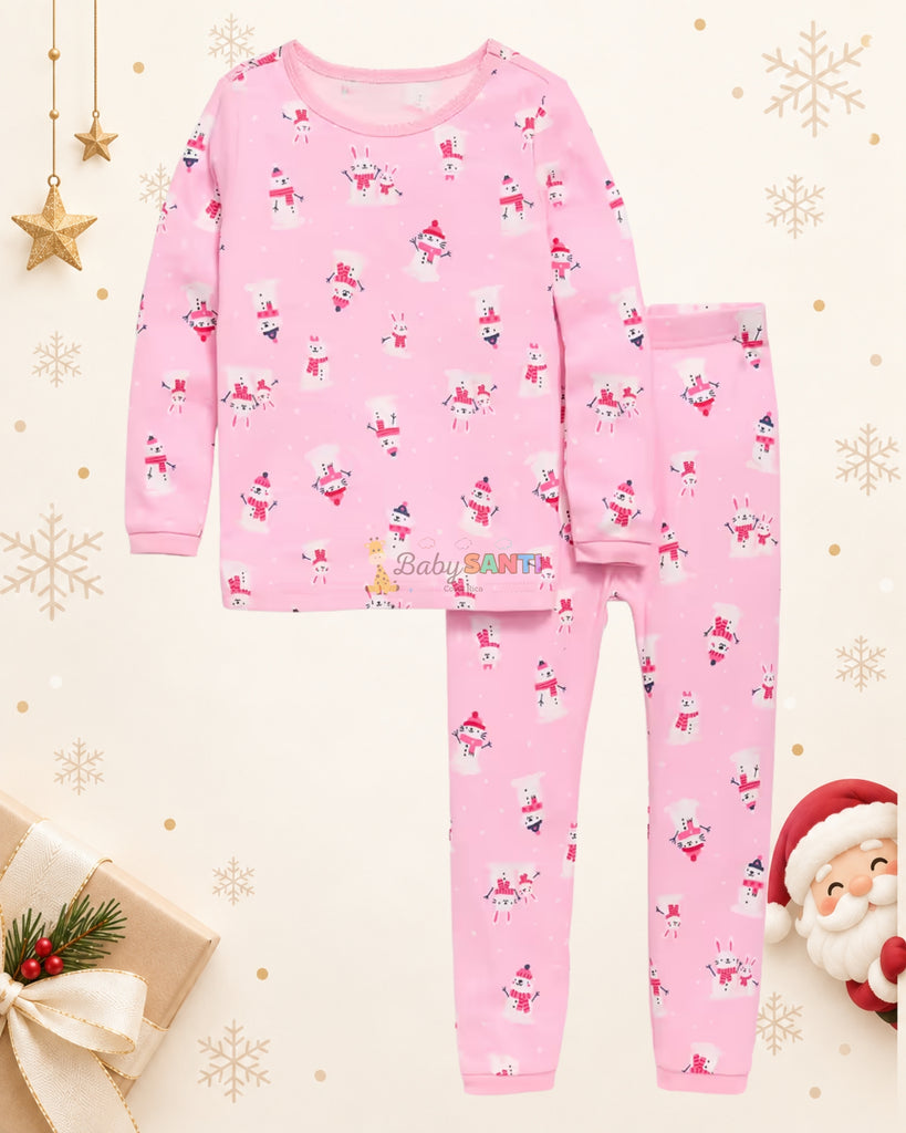 Pijama Navideña Rosada