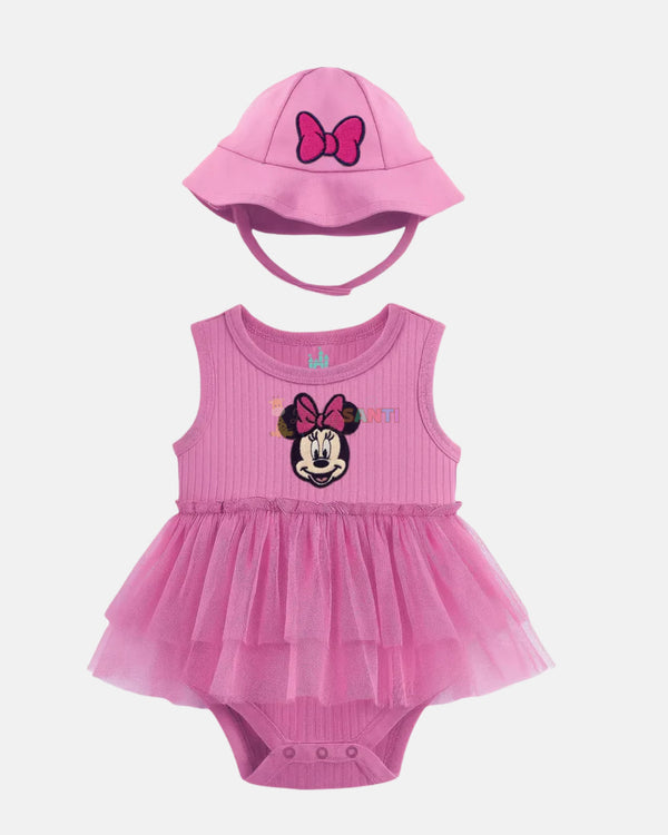 Conjunto Mameluco & Sombrero Minnie