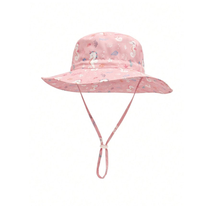 Sombrero Estampado Rosado