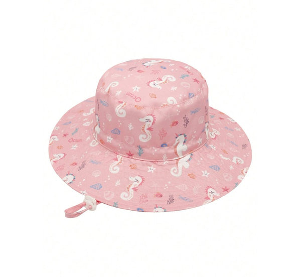 Sombrero Estampado Rosado