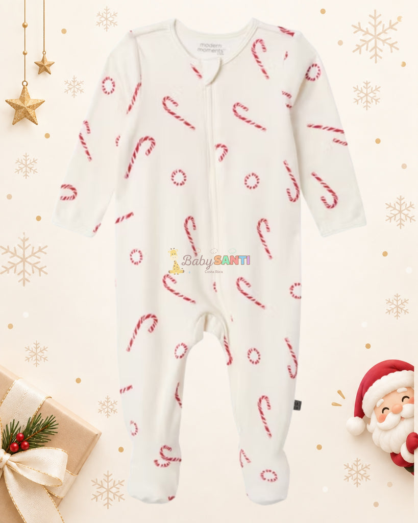 Pijama Navideña Bastones