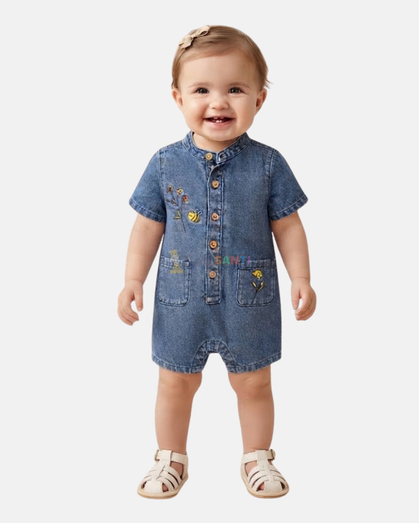 Romper Mezclilla Suave Niña