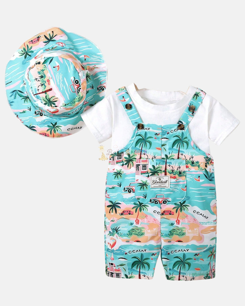 Conjunto Sombrero & Overall