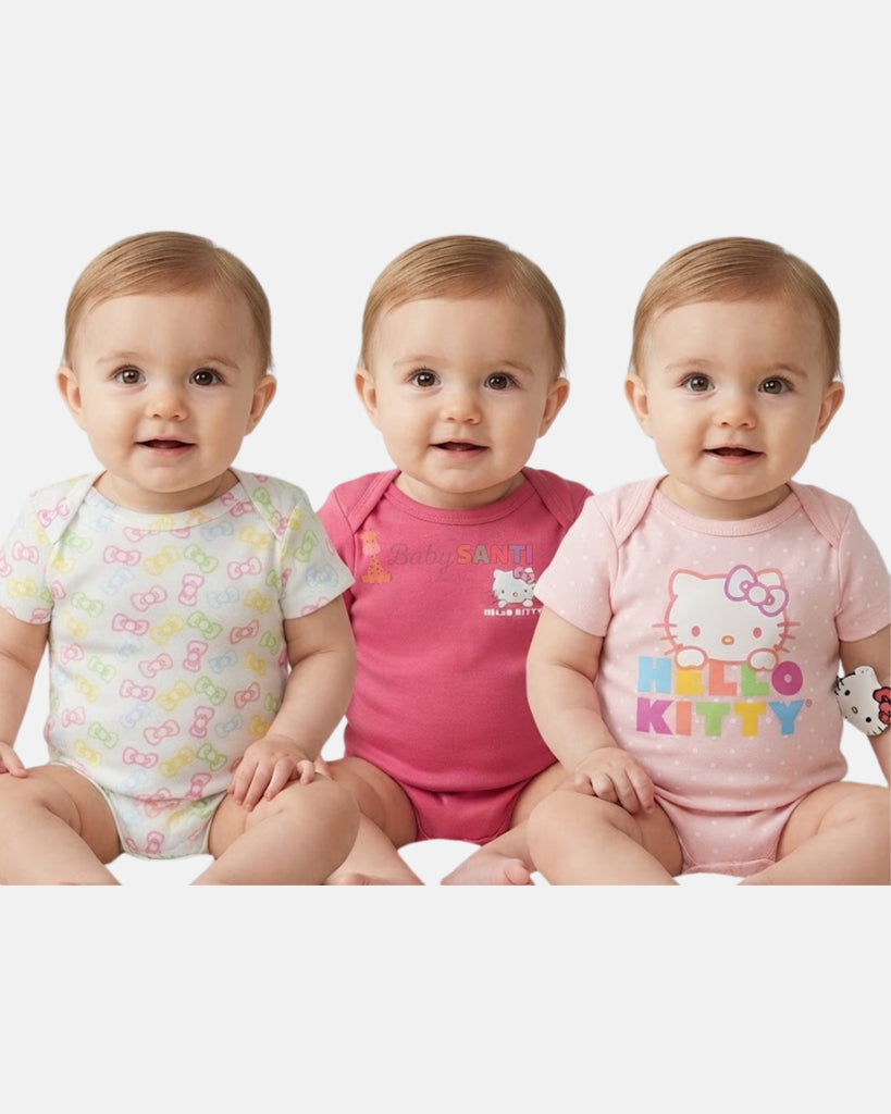 Mamelucos Pack 3 Hello Kitty