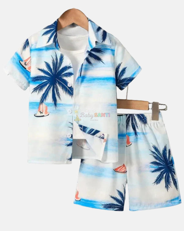 Conjunto Palmeras Azules