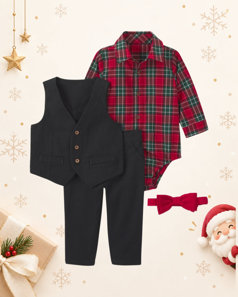 Conjunto 4 Piezas Navideño