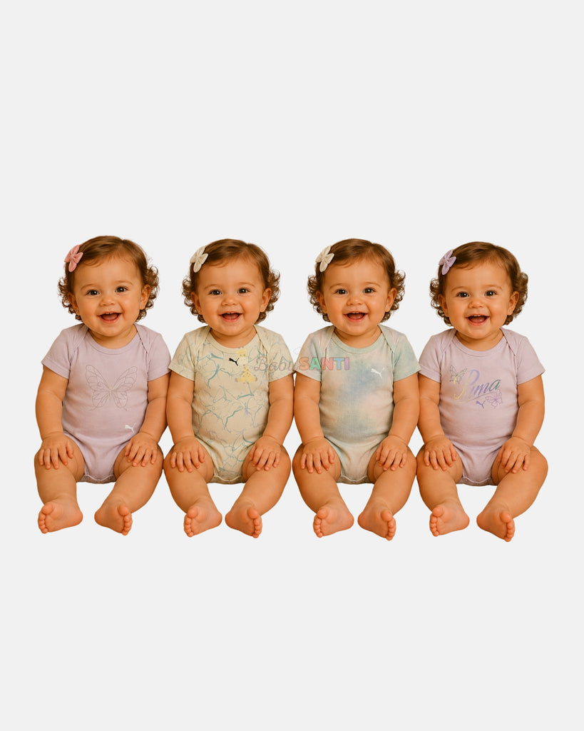 Mamelucos Pack 4 Puma Niña