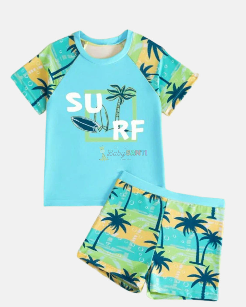 Traje de Baño Palmeras Surf