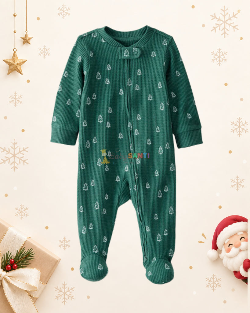 Pijama Pinos Navideña