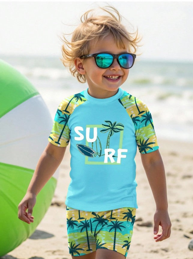 Traje de baño manga larga 2 piezas