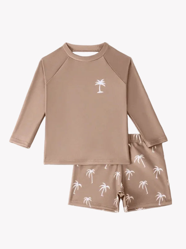 Traje de baño manga larga 2 piezas