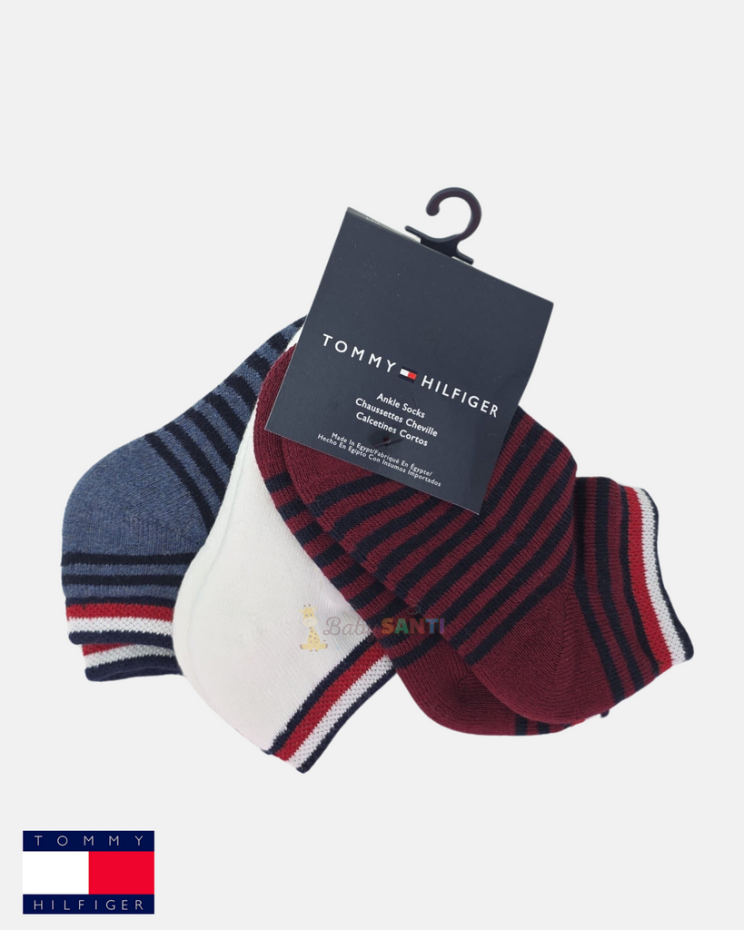 3 Pares de Medias Tommy Hilfiger