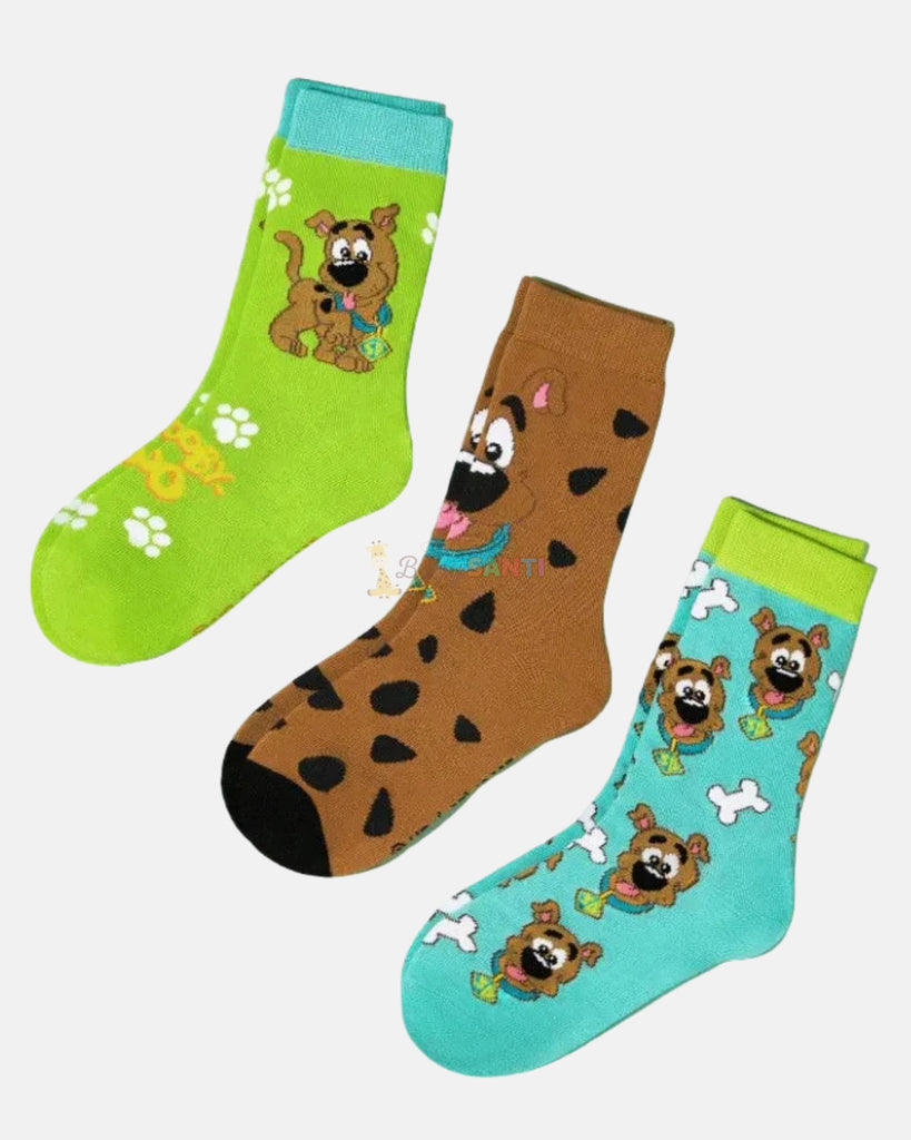 Pack 3 Medias Scooby Doo