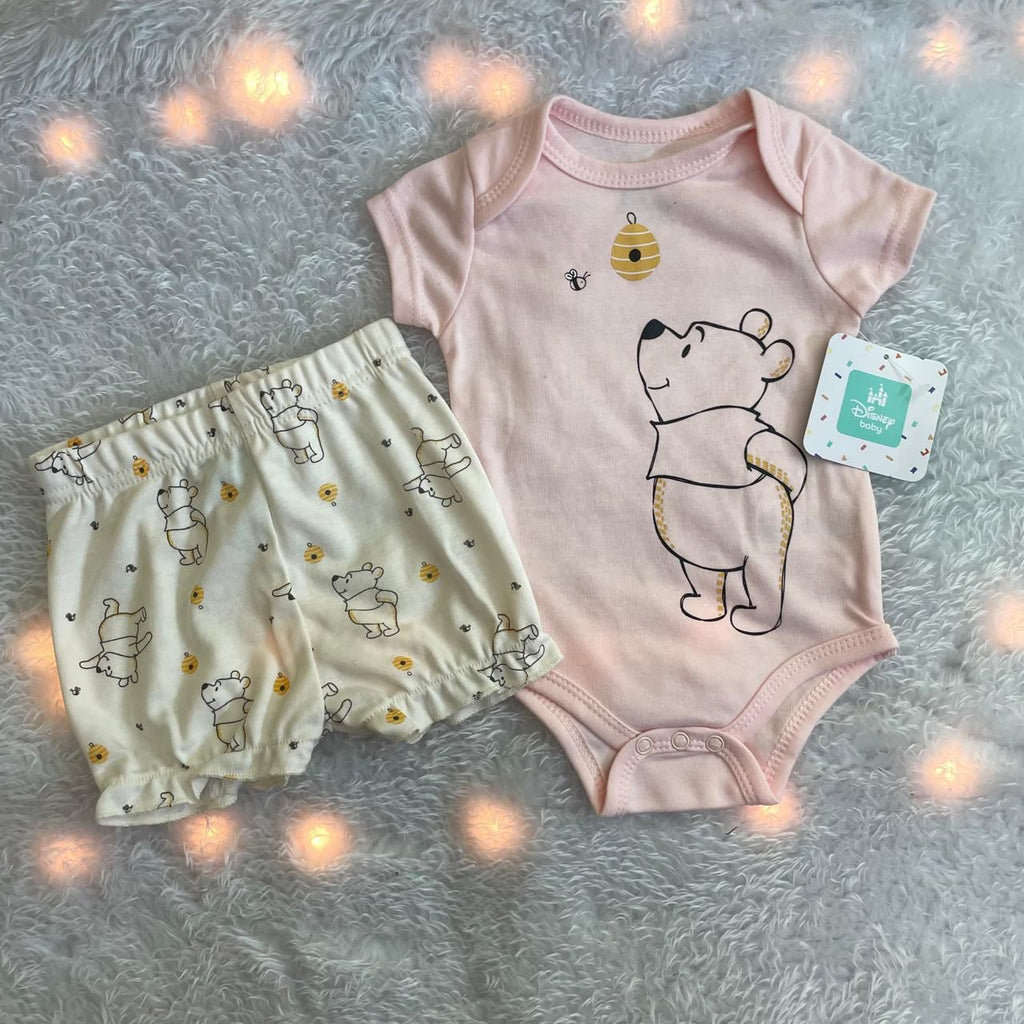 Conjunto 2 piezas Winnie Pooh Mameluco & Short