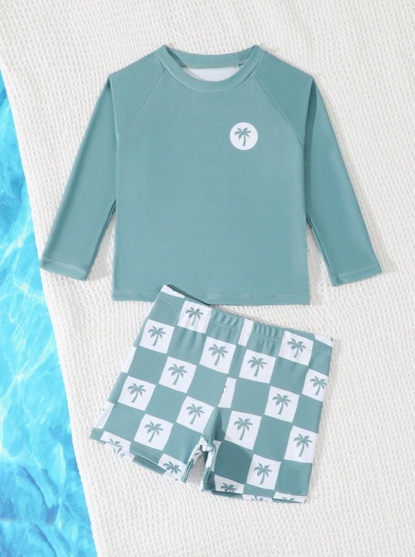 Traje de baño manga larga 2 piezas