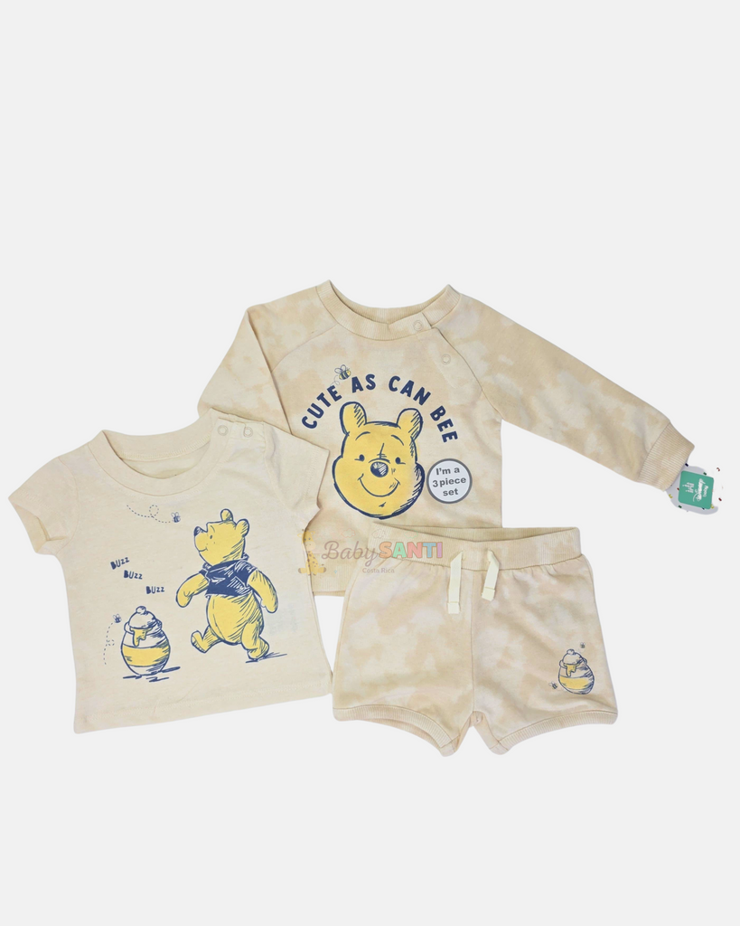 Conjunto 3 Piezas Winnie Pooh