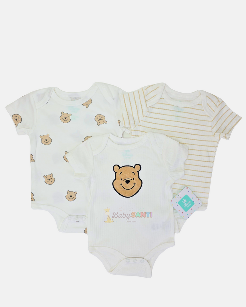 Paquete 3 Mamelucos Winnie Pooh