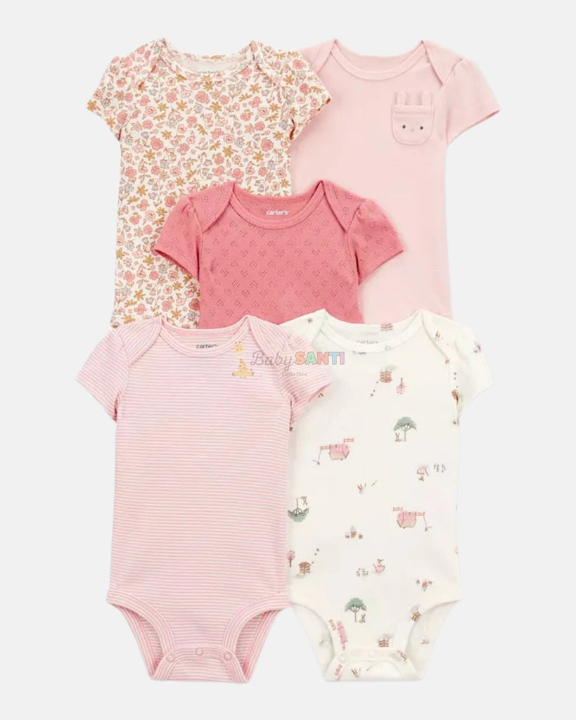 Paquete 5 Mamelucos Niña