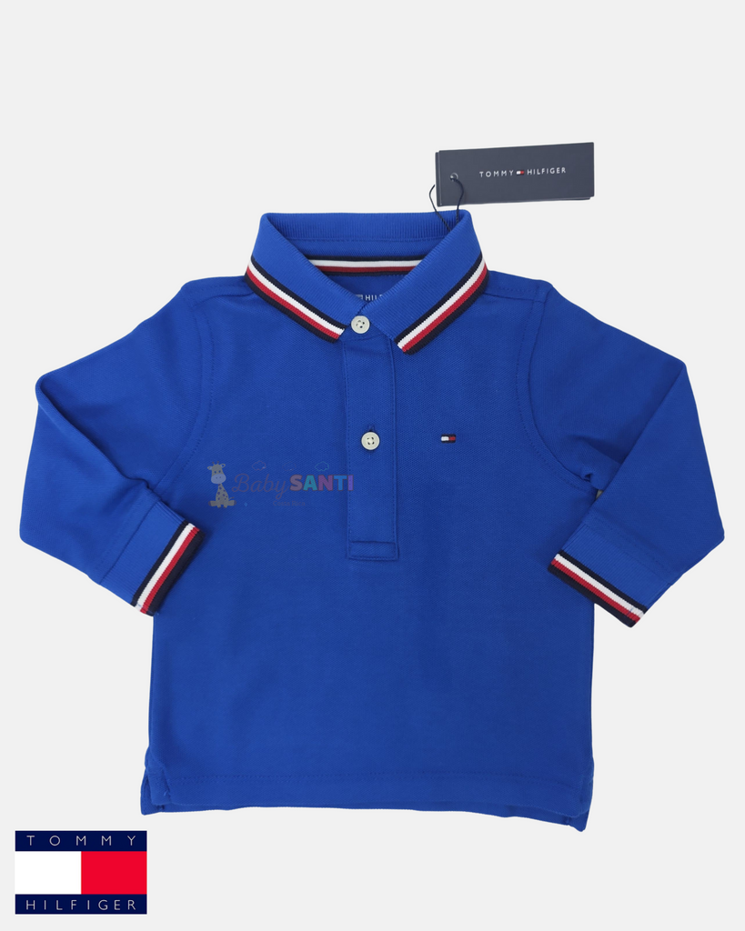Camiseta Manga Larga Tommy Hilfiger Azul