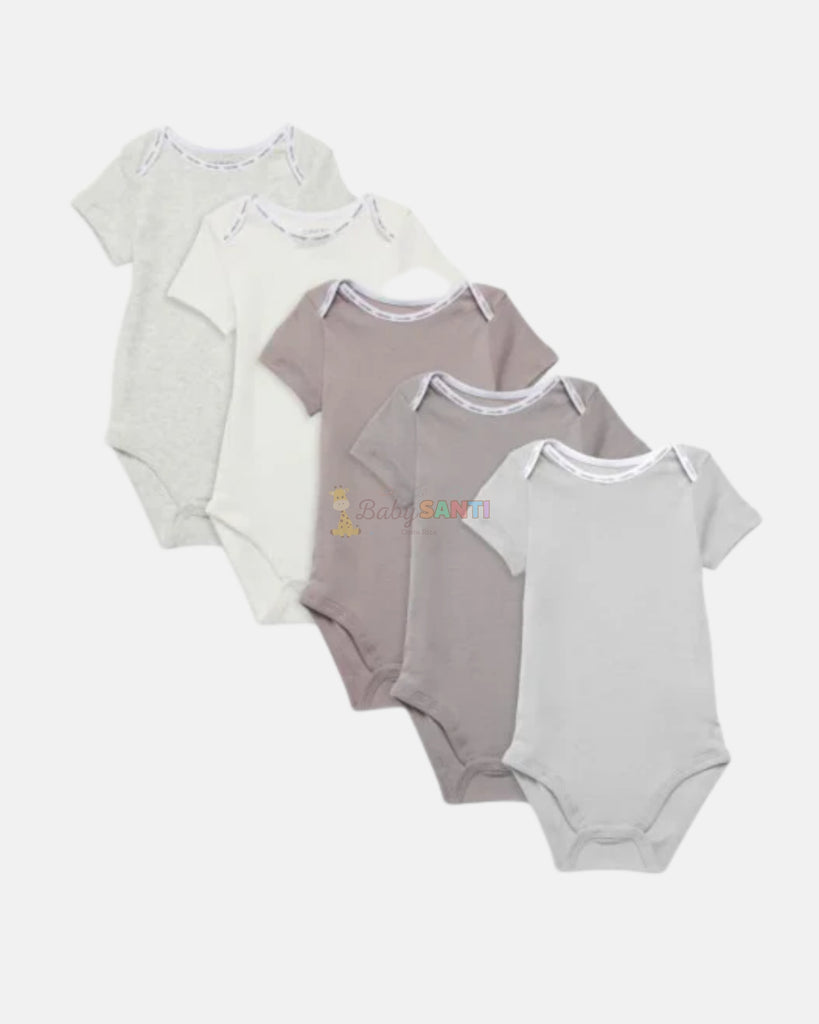 Paquete 5 Mamelucos Calvin Klein