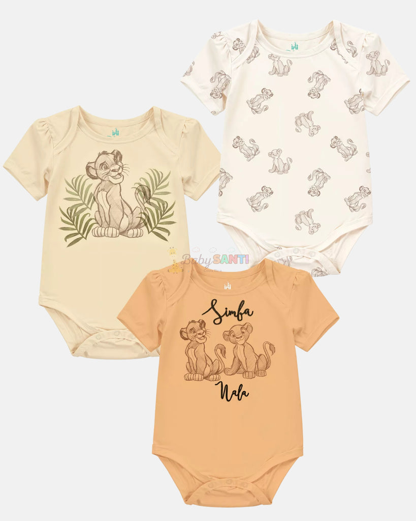 Paquete 3 Mamelucos Simba