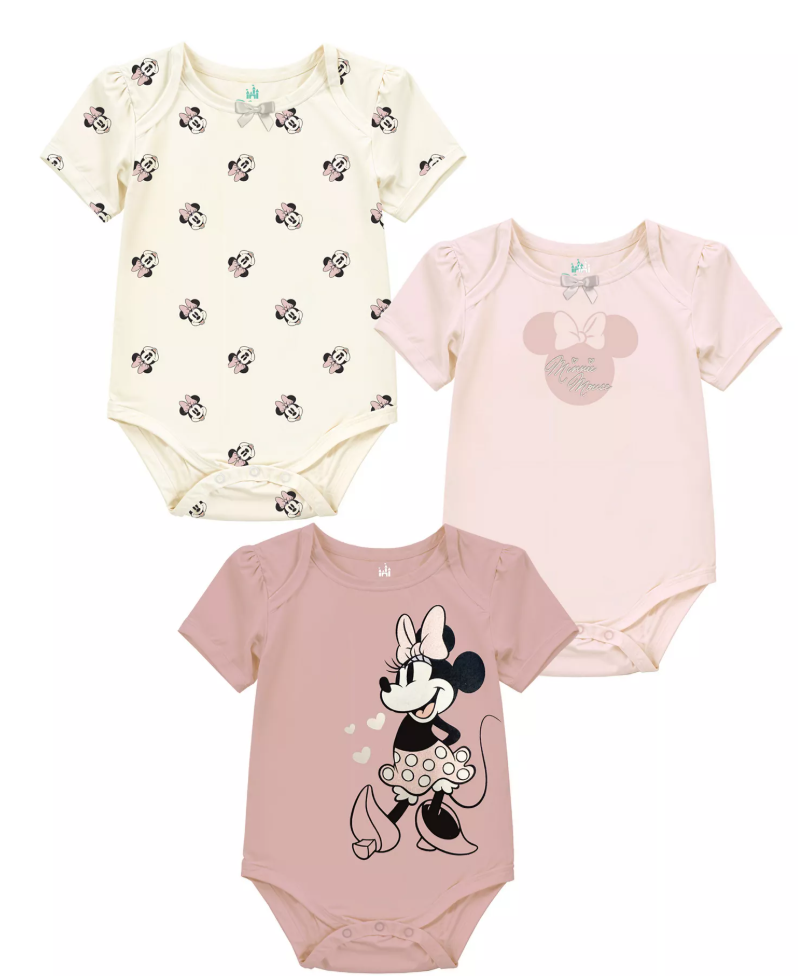 Paquete 3 Mamelucos Minnie