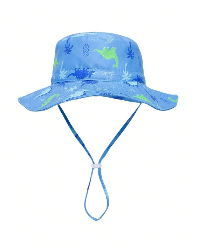 Sombrero Estampado Dinos & Palmeras