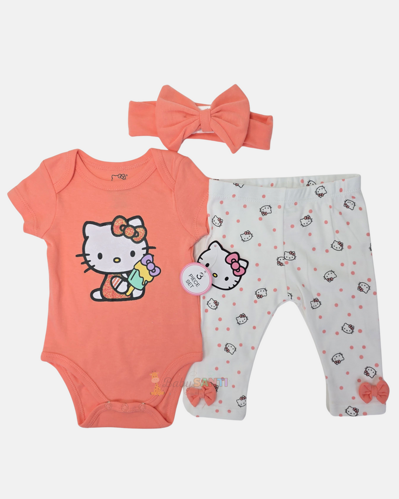 Conjunto 3 piezas Hello Kitty