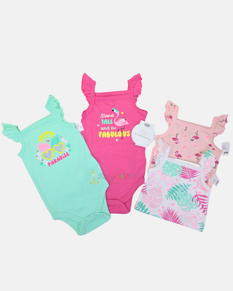 Paquete 4 Mamelucos Niña