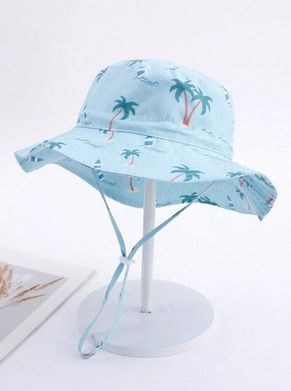 Sombrero Estampado Verde Claro