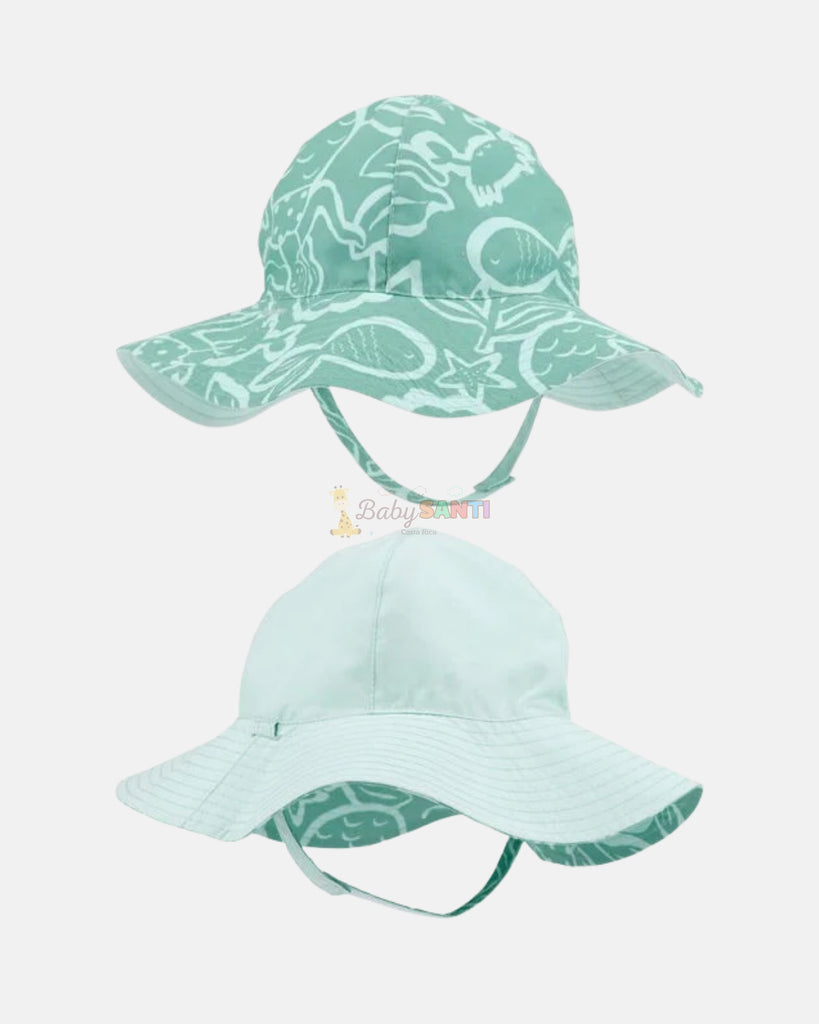 Sombrero Verde Reversible