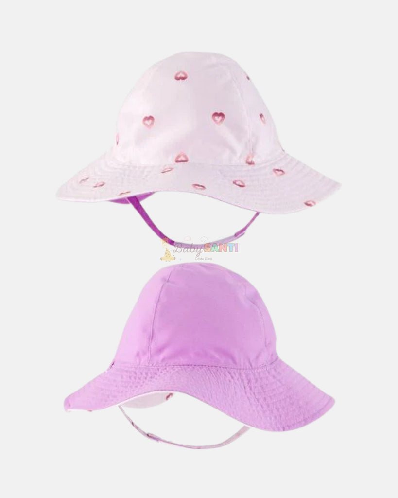 Sombrero Reversible Púrpura