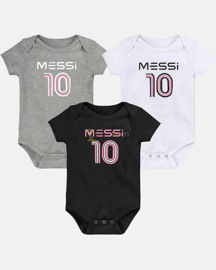 Pack 3 Mamelucos Messi