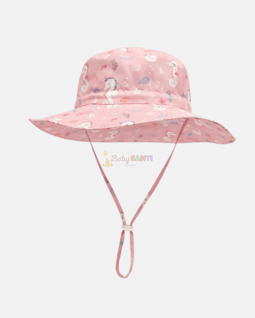 Sombrero Estampado Rosado