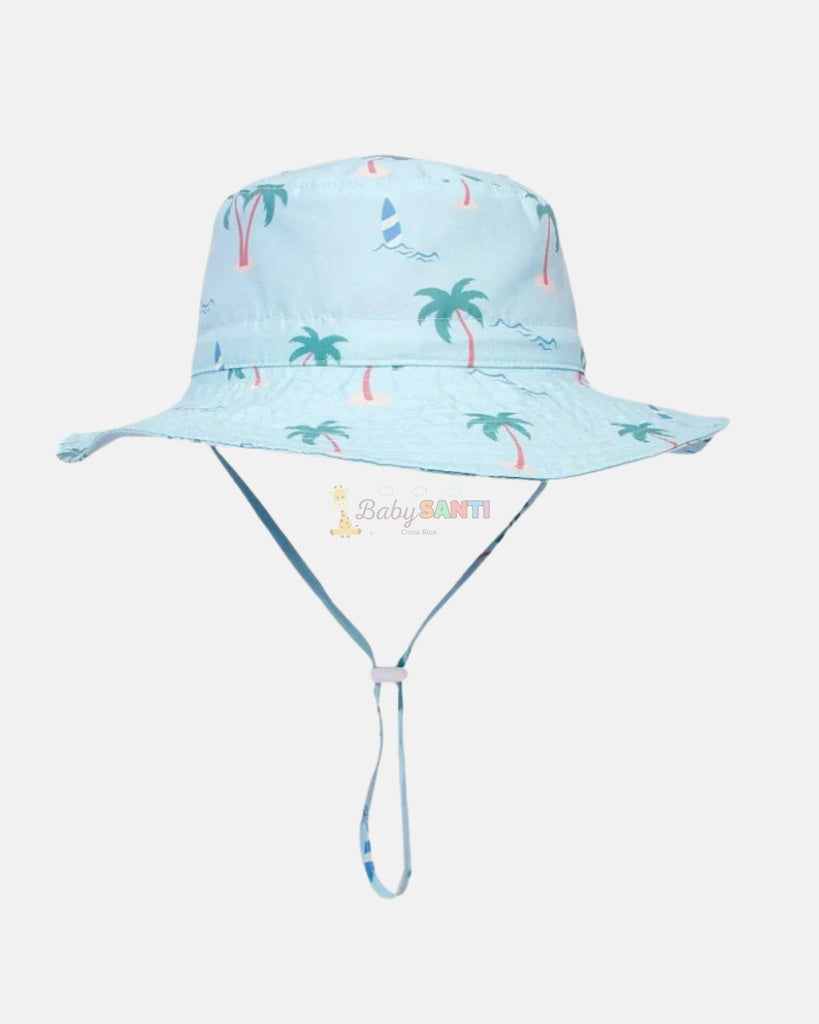 Sombrero Estampado Verde Claro