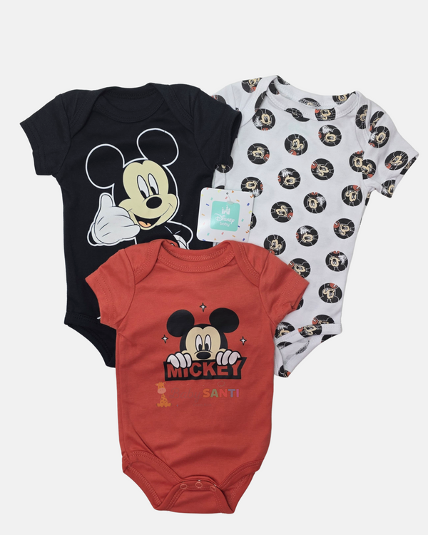 Mamelucos Pack 3 Mickey